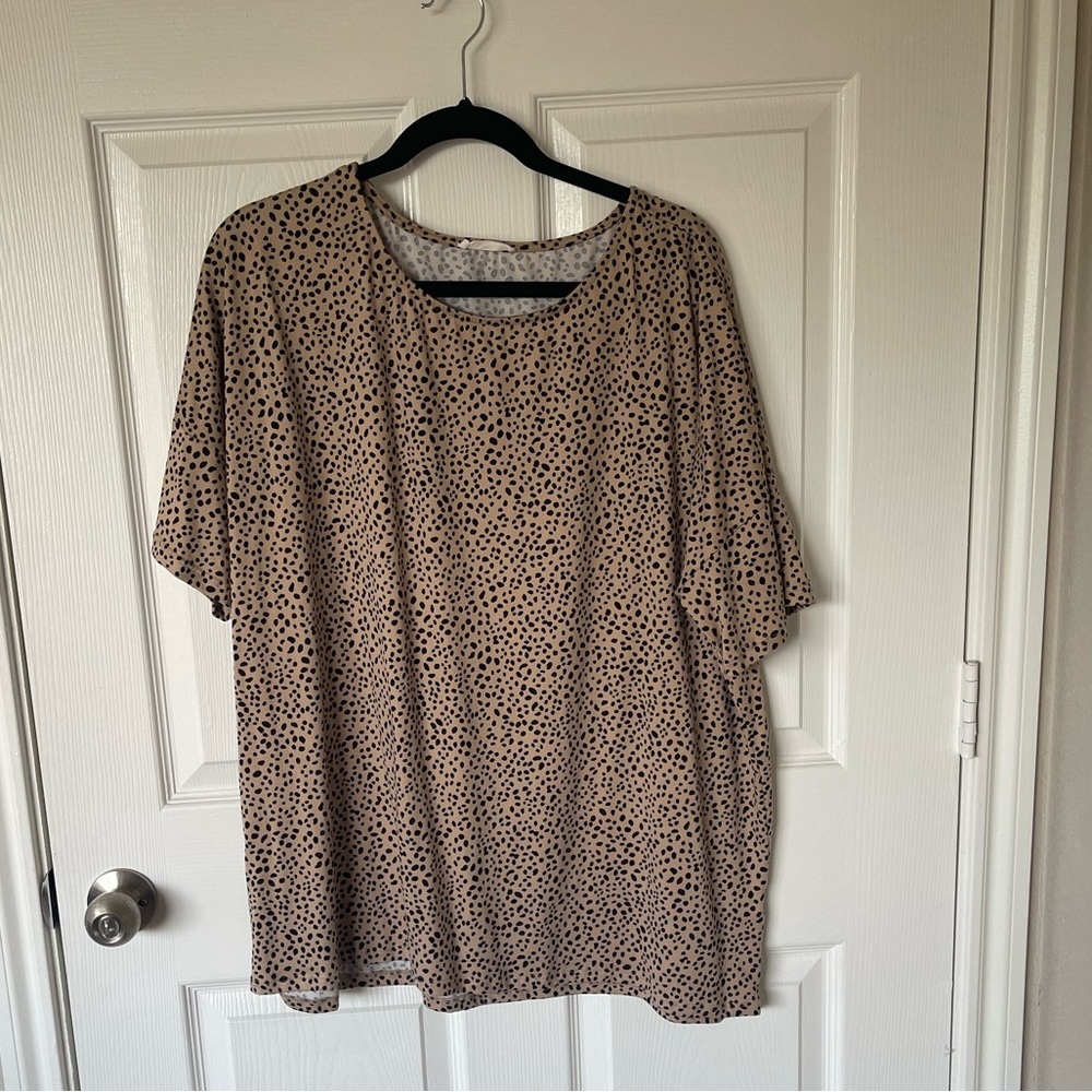 Super soft leopard print top